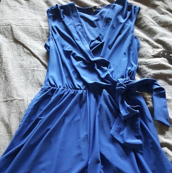 Tirana B. Royal blue short romper - Picture 1 of 6